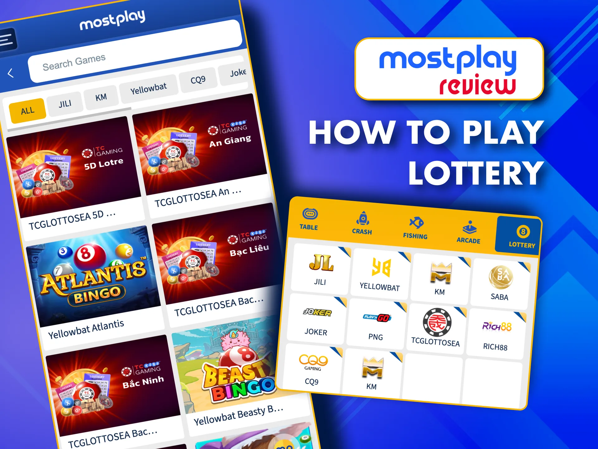 Follow these steps to start playing lottery games for real money at MostPlay in Bangladesh.