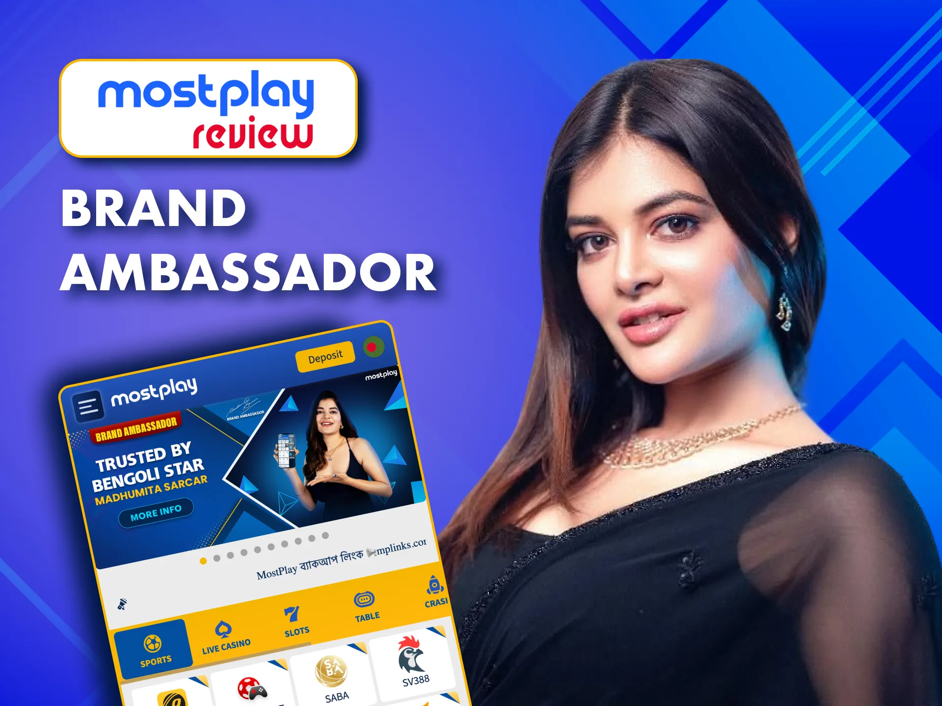 MostPlay partners with Bengali cinema star Madhumita Sarcar as brand ambassador.