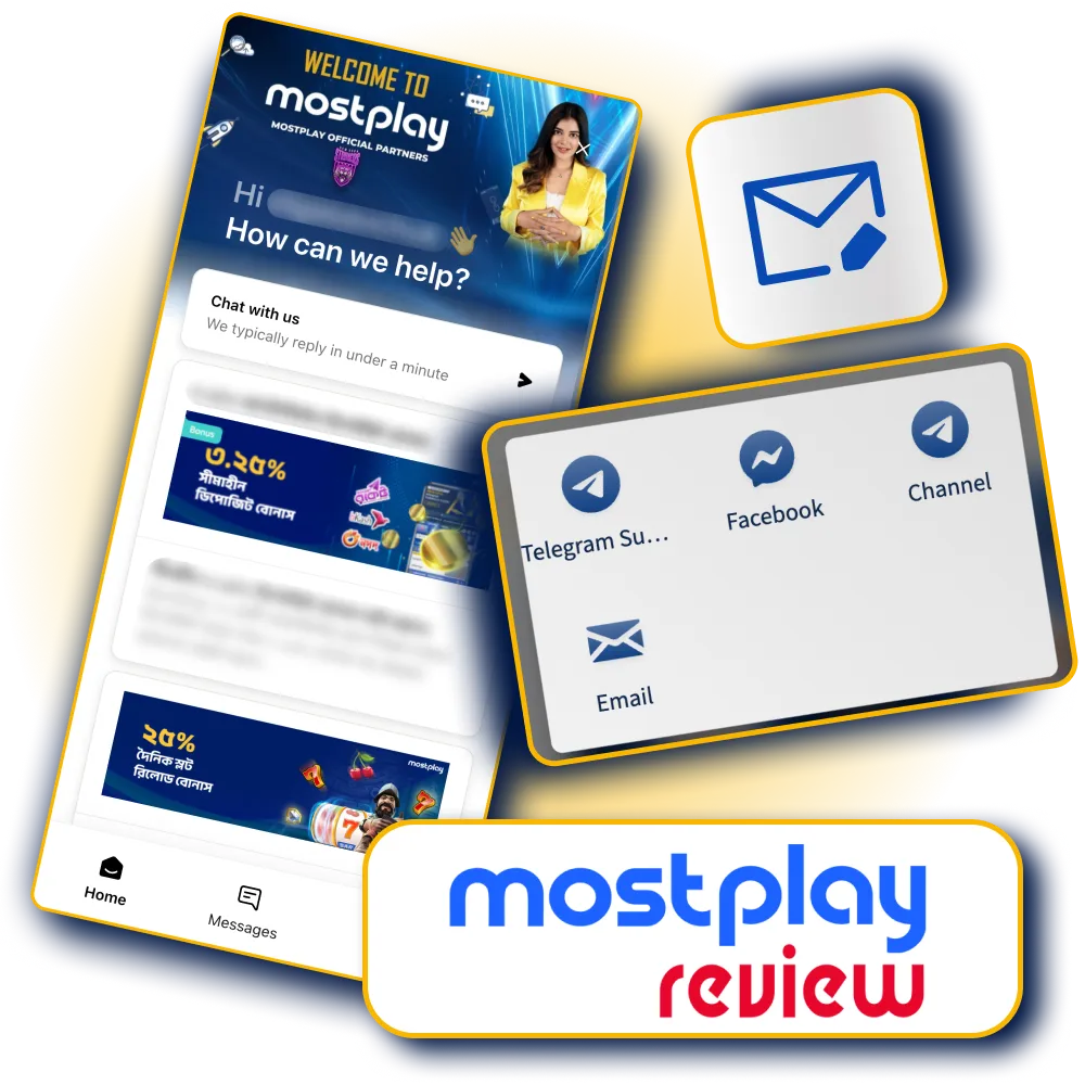 MostPlay's customer care in Bangladesh provides quick and friendly assistance.